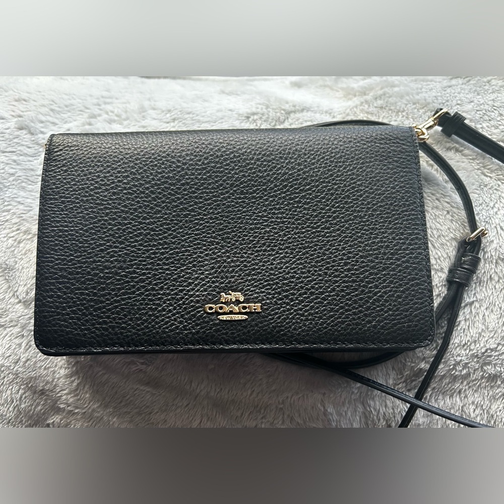 COACH Anna Foldover Clutch Crossbody